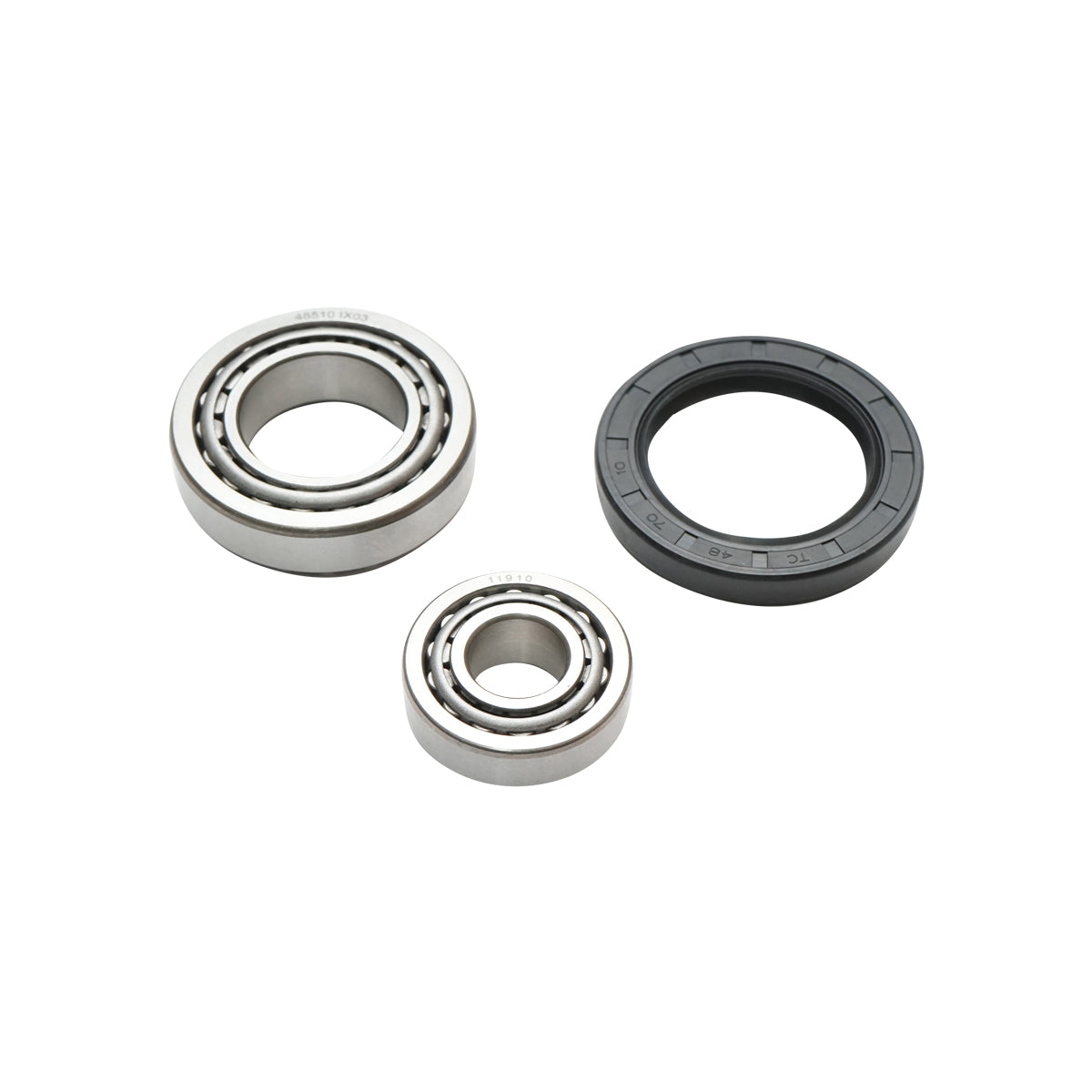 Front wheel bearing set for Massey Ferguson OEM code 1639082M91, 1810416M91